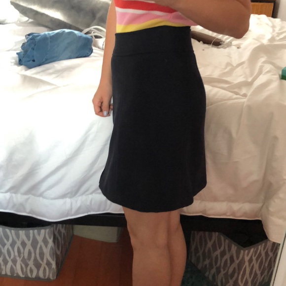 LOFT navy dress skirt - Picture 6 of 6